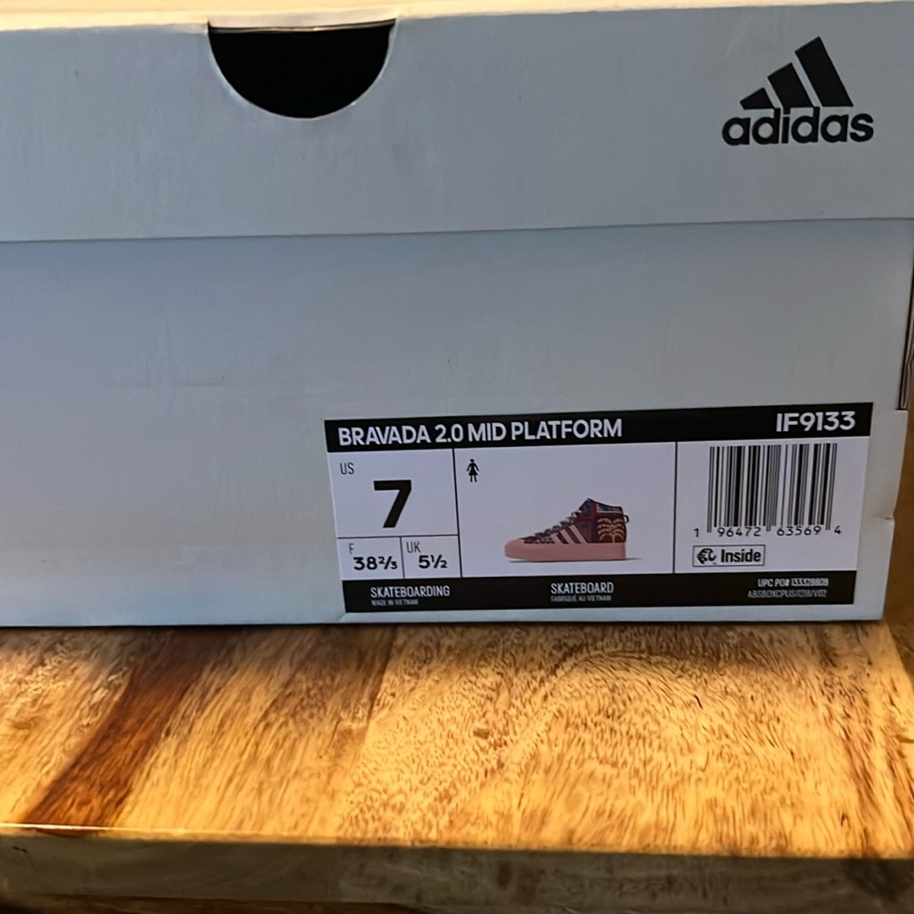 Adidas 2.0 Bravada platform skateboard shoes